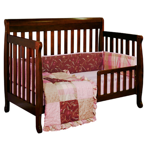 Image of AFG Baby Furniture Alice Solid Wood 3-in-1 Convertible Crib in Expresso