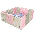 Image of Costway Baby Playpen Activity Center Safety Play Yard Cute Frog