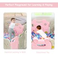 Costway Baby Playpen Activity Center Safety Play Yard Cute Frog