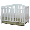 AFG Desiree 4-in-1 Convertible Crib with Mattress Set in White