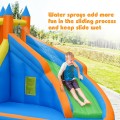 Image of Costway Inflatable Mighty Bounce House Jumper with Water Slide