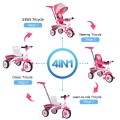 Image of Costway 4-in-1 Detachable Baby Stroller Tricycle with Round Canopy